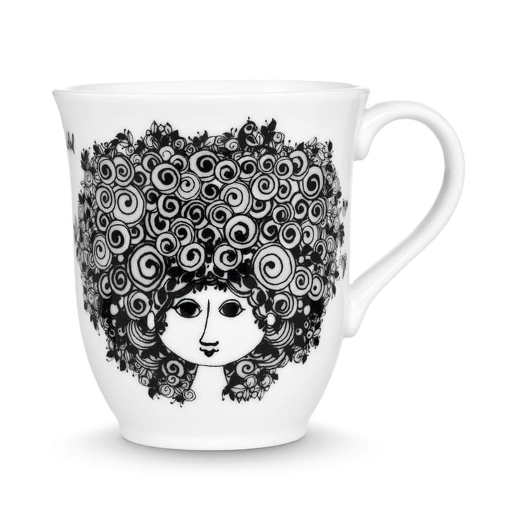 Taza Rosalinde 35 cl - negro - Bjørn Wiinblad