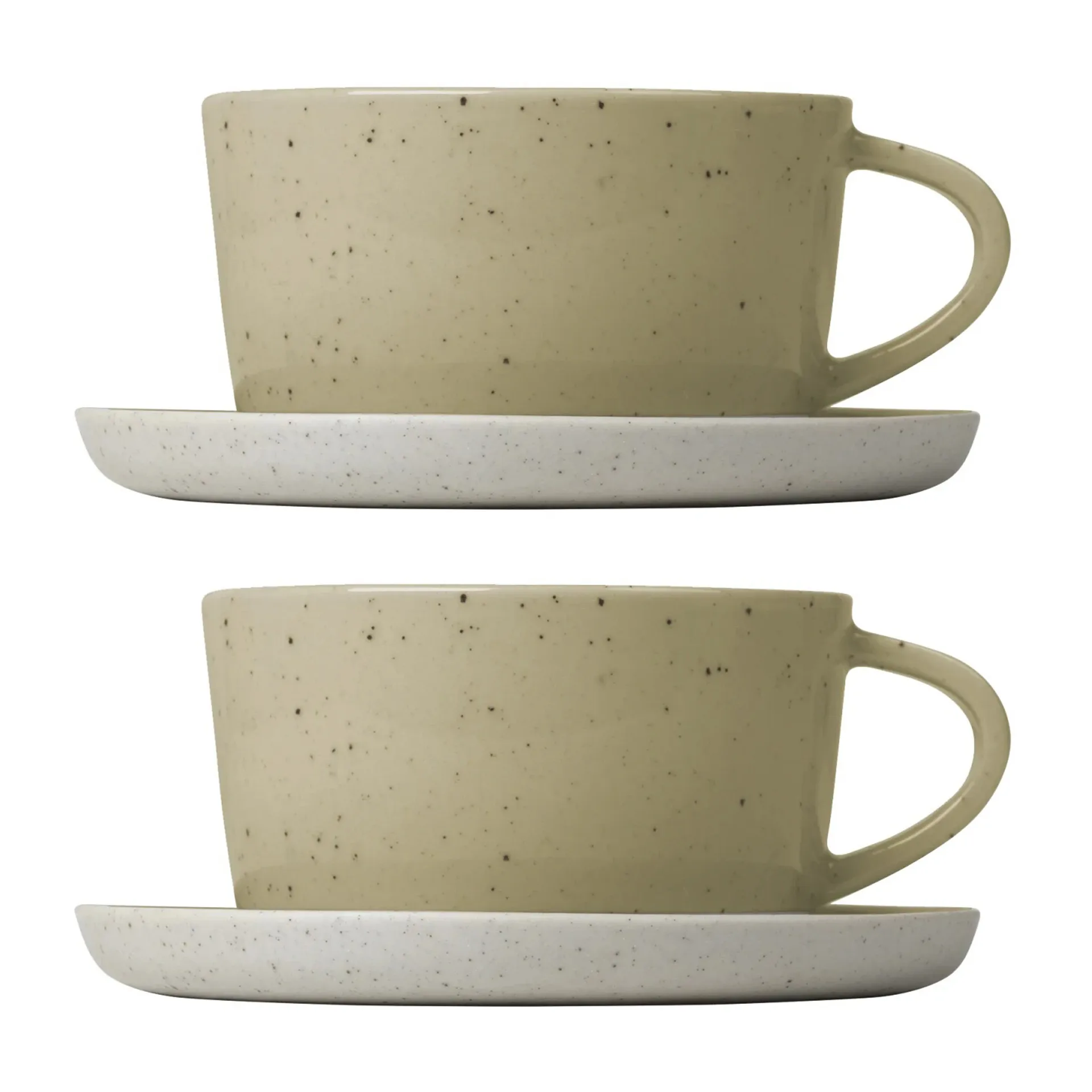 2 Tazas de café y platillo Sablo, Savannah blomus