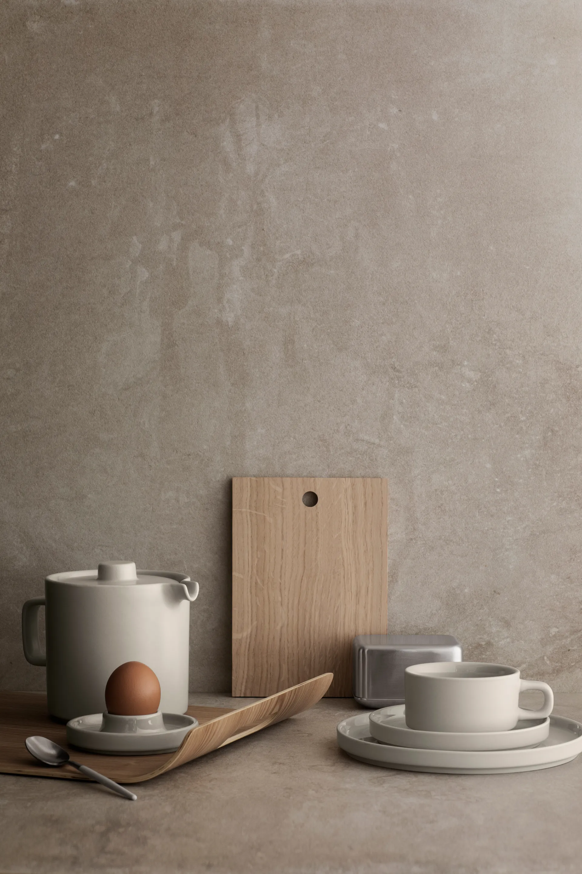 2 Tazas de té con plato Pilar, Moonbeam blomus