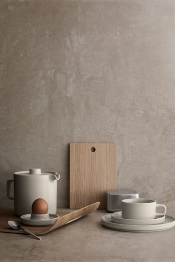 2 Tazas de té con plato Pilar - Moonbeam - blomus