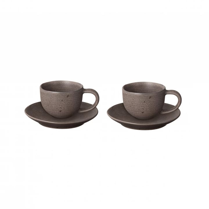 2 Tazas para café espresso Kumi con plato 6 cl - Espresso - blomus