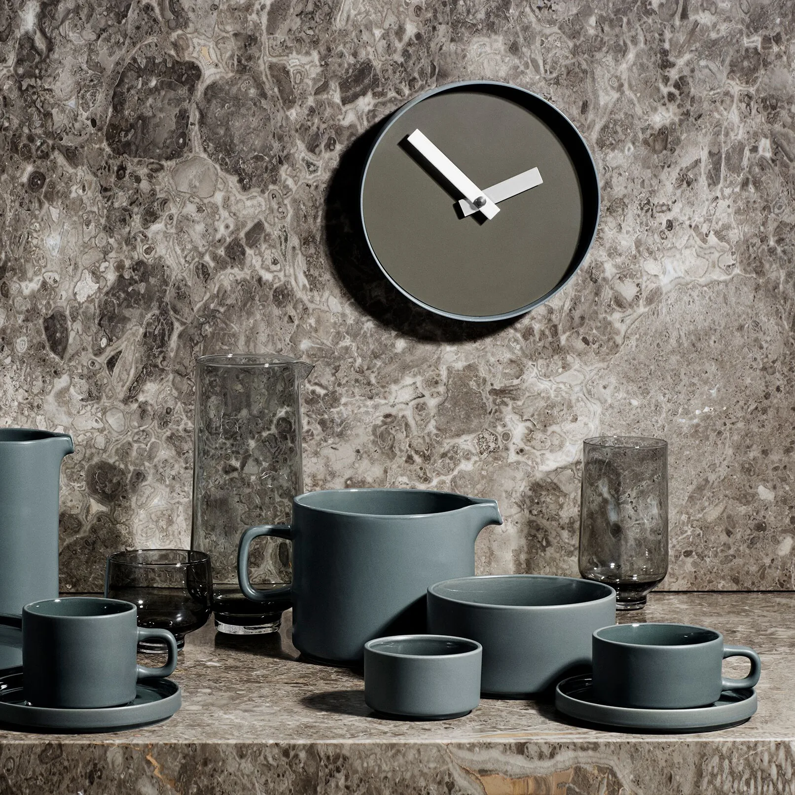 2 Vasos altos Flow, Smoke blomus