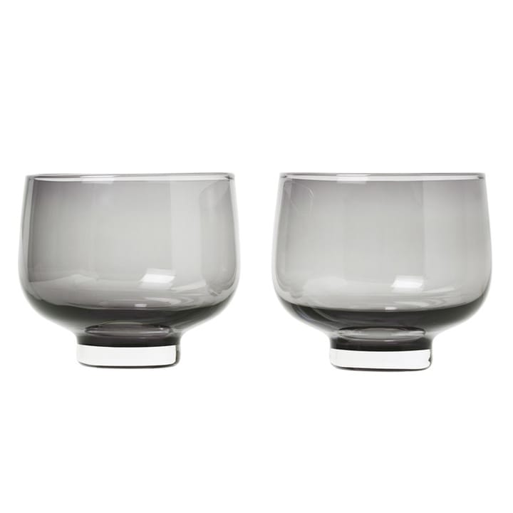 2 Vasos Flow 22 cl - Smoke - Blomus