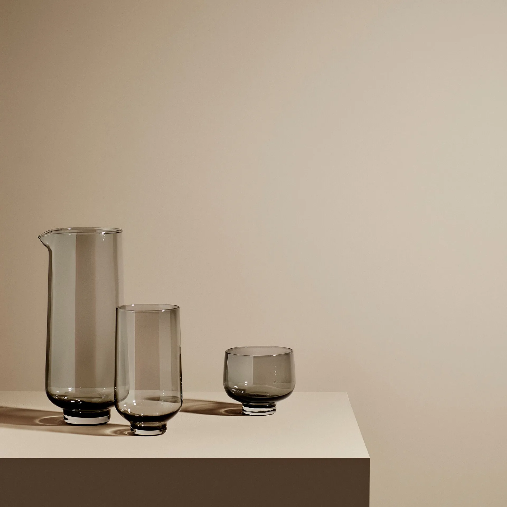 2 Vasos Flow 22 cl, Smoke blomus