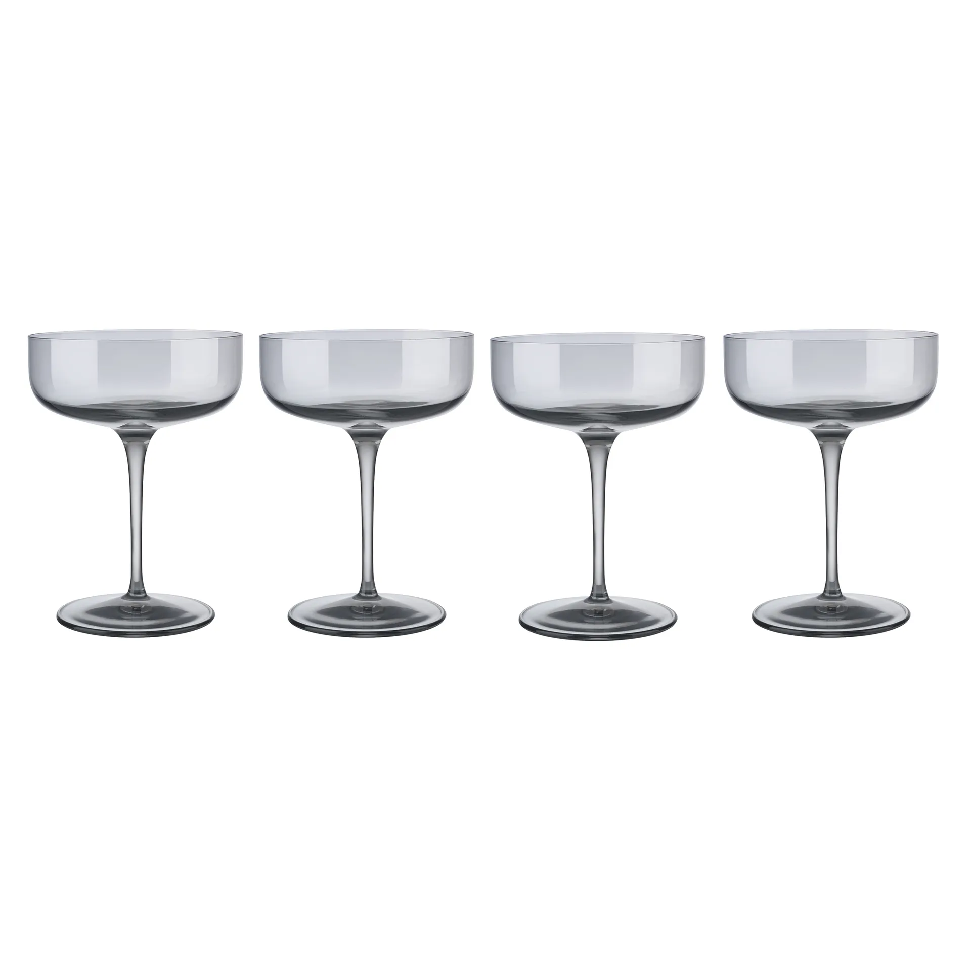 4 Copas de champán coupe Fuum 30 cl, Smoke blomus