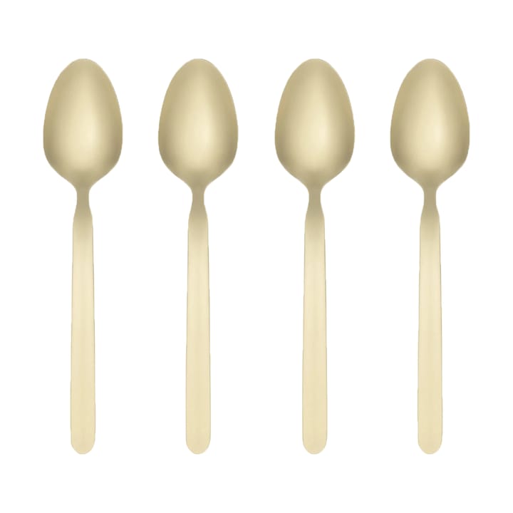 4 Cucharas de espresso STELLA champagne - 11 cm - Blomus
