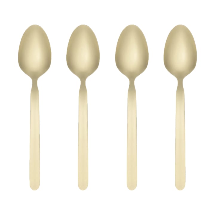 4 Cucharas de espresso STELLA champagne - 11 cm - Blomus