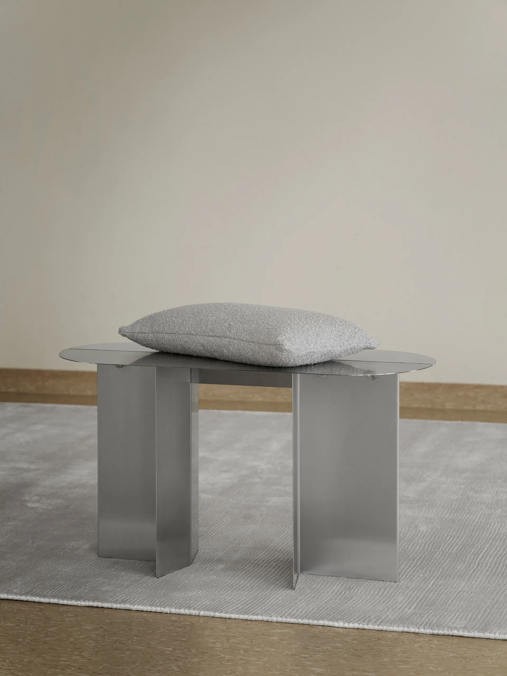 Banco ORU 80x45 cm, Acero inoxidable mate blomus