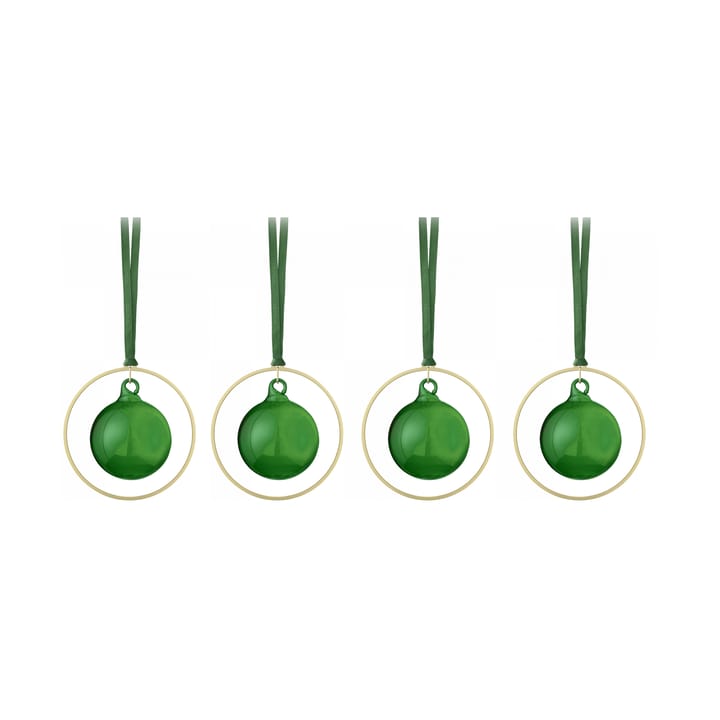 Bolas de Navidad KITAI 8,5 cm 4 unidades - Duck green - blomus