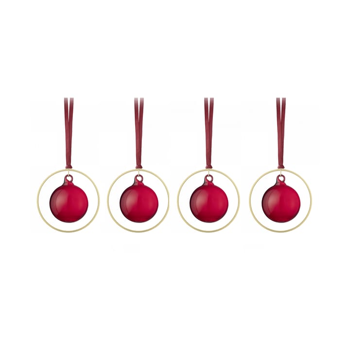 Bolas de Navidad KITAI 8,5 cm 4 unidades, Port Blomus