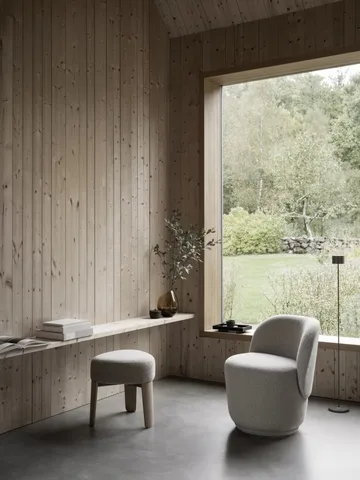 Butaca Kuon con función giratoria - Socia desert - blomus