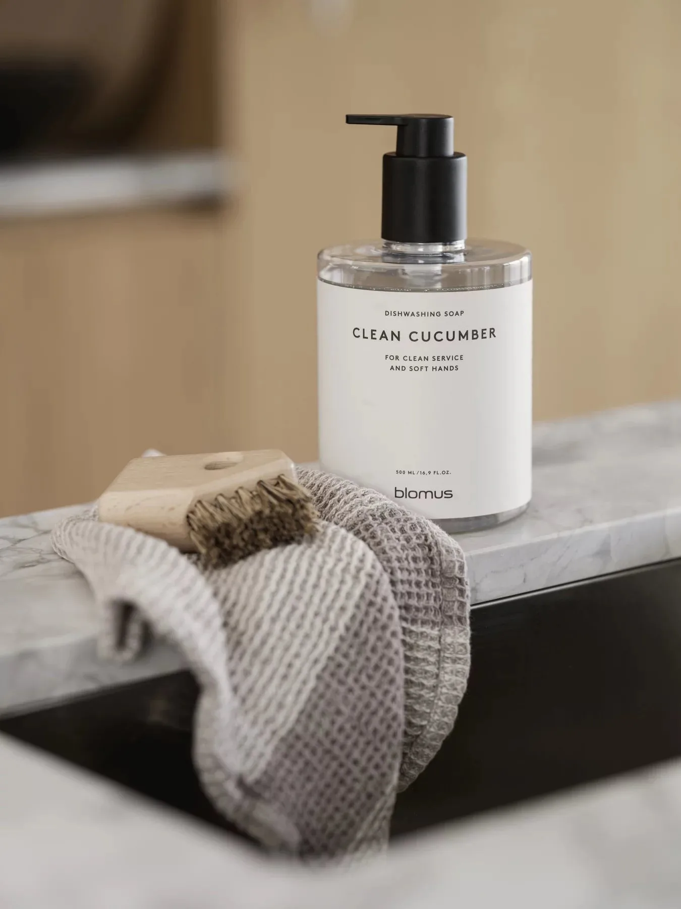 Cepillo de cocina Aves 4 piezas, Natur blomus