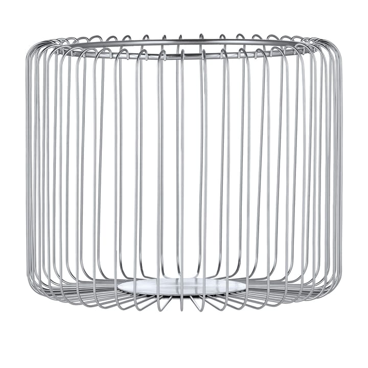 Cesta de alambre Estra Ø30 cm - cromo - Blomus