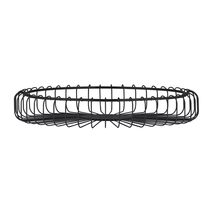 Cesta de alambre Estra Ø37 cm, negro Blomus