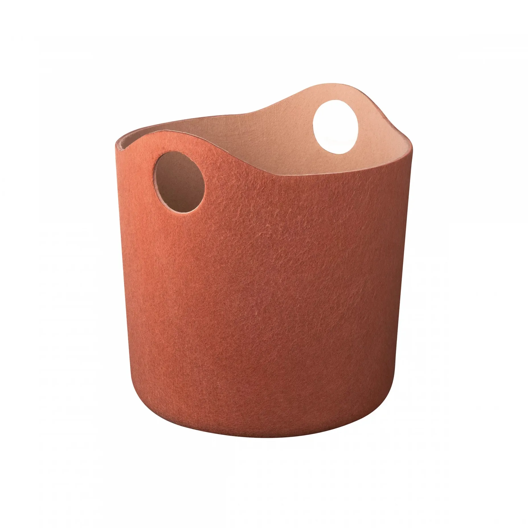 Cesta de almacenaje Tiggy fieltro M Ø42,5 cm, Rustic brown-tan blomus