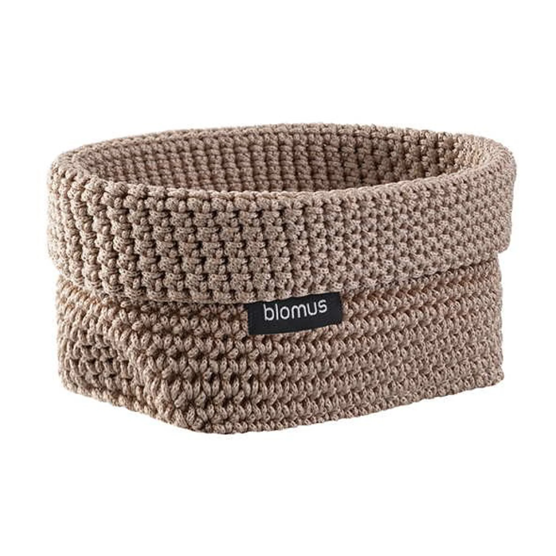 Cesta textil Tela M 10x15 cm, Bark blomus