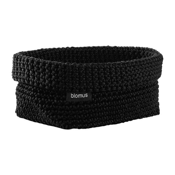Cesta textil TelaL 12x20 cm - negro - Blomus
