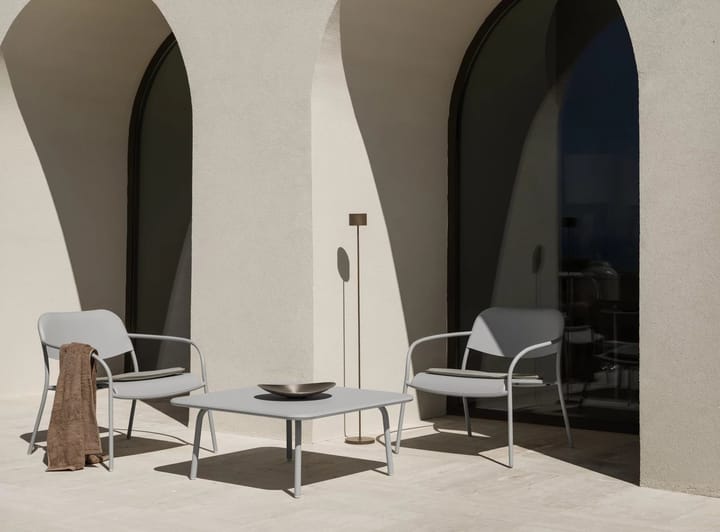 Cojín de asiento para sillón YUA, Melange grey blomus