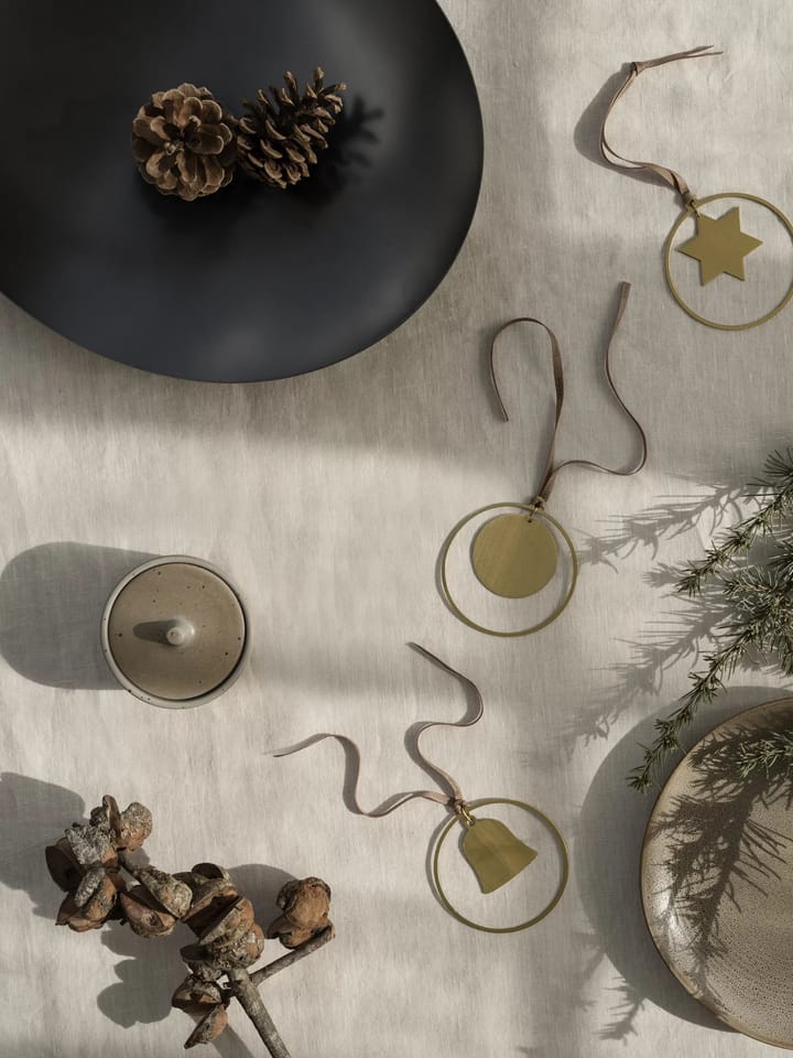 Colgante de navidad KITAI 8,5 cm 4 unidades, Bells blomus