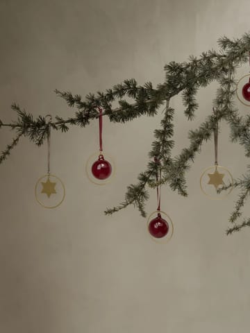 Colgante de navidad KITAI 8,5 cm 4 unidades - Stars - blomus