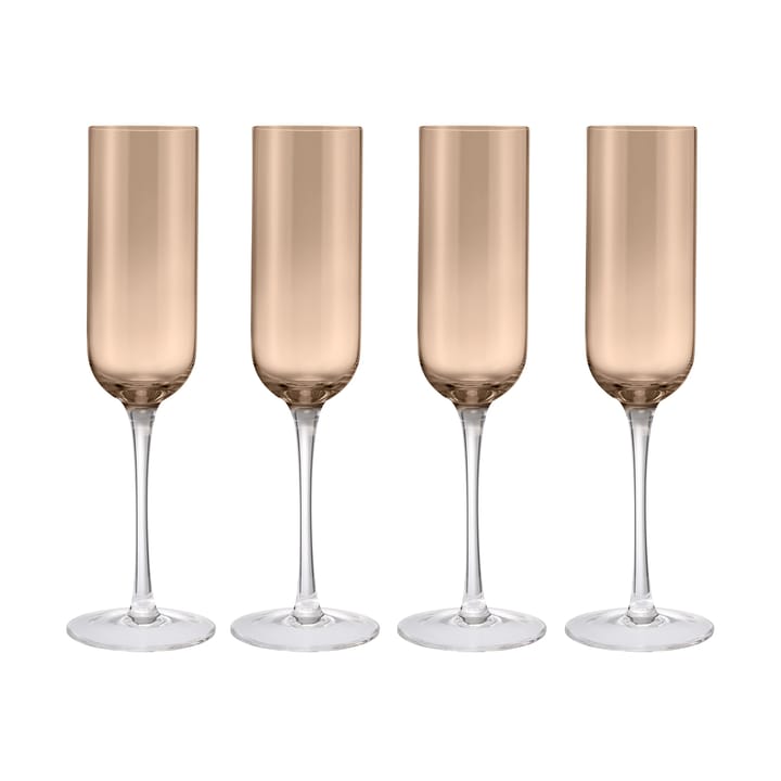 Copas de champagne Fuumi 22 cl 4-pack - Café-claro - Blomus
