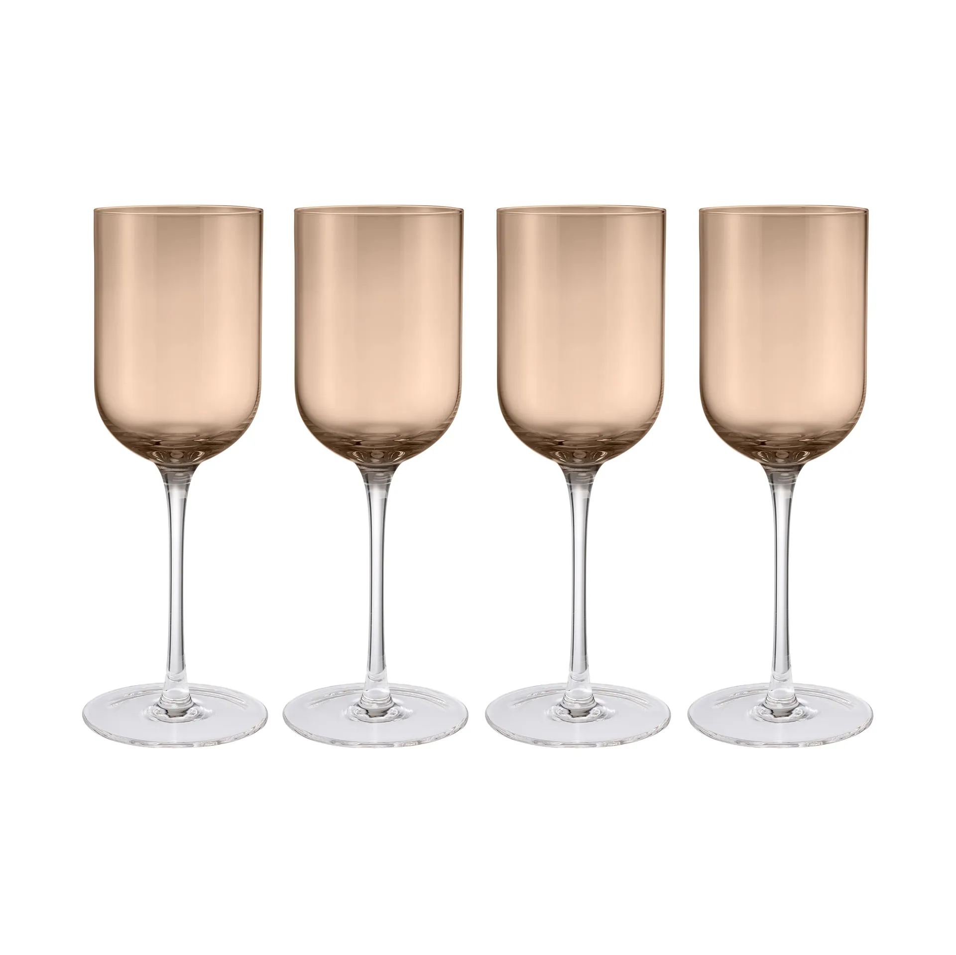 Copas de vino Fuumi 31 cl 4-pack, Café-claro blomus