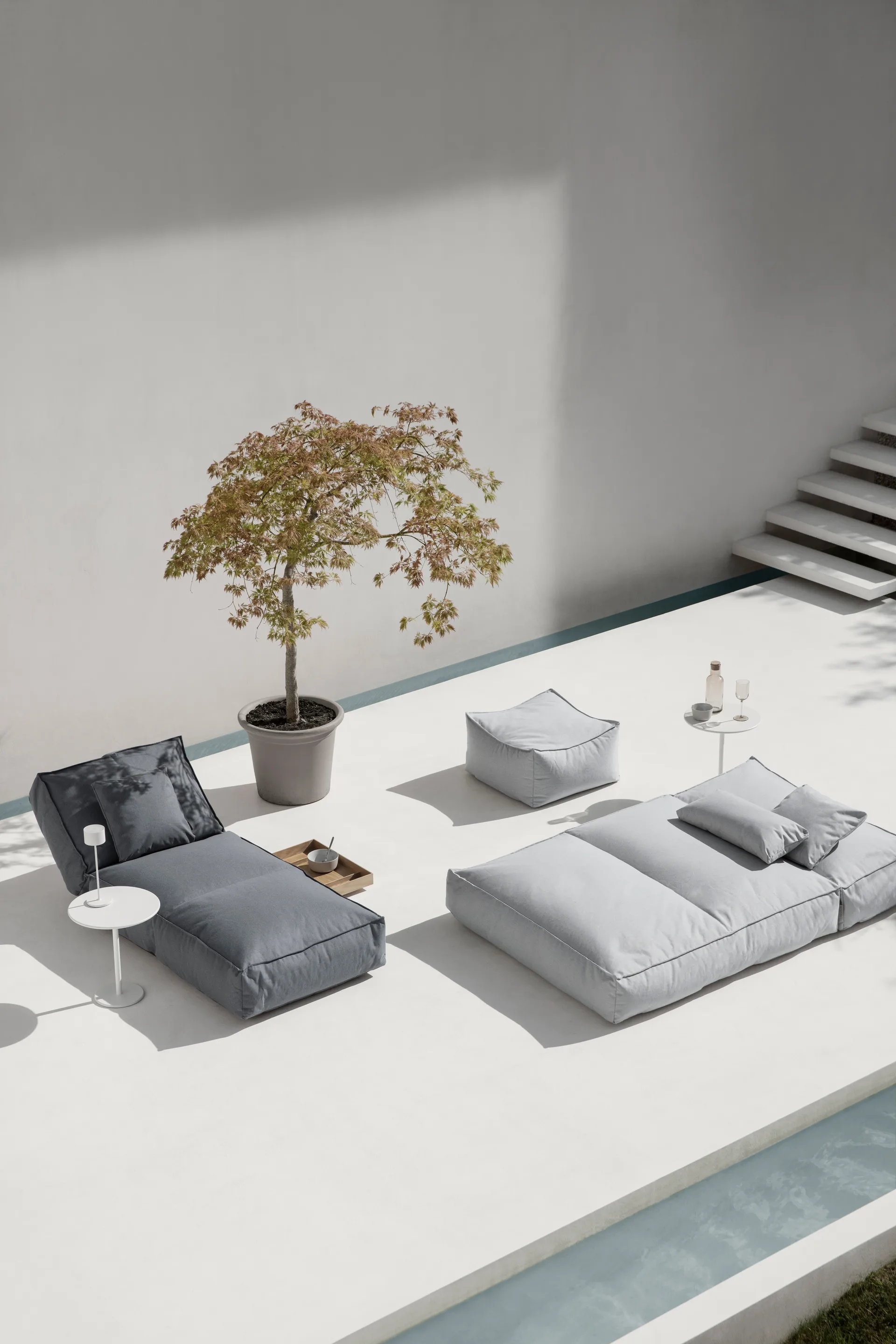 Diván puff STAY 190x120 cm, Cloud blomus