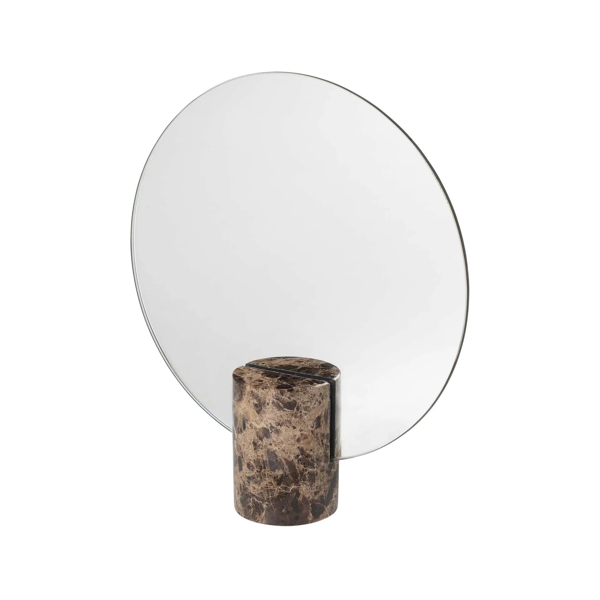 Espejo de mesa Pesa, marrón blomus