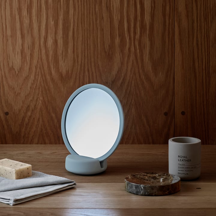 Espejo de mesa Sono Vanity Ø17 cm, Ashley blue Blomus