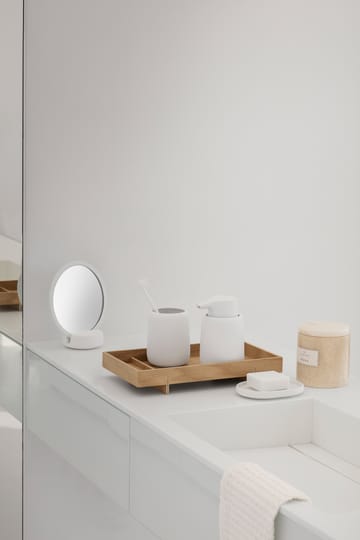 Espejo de mesa Sono Vanity Ø17 cm - blanco - blomus