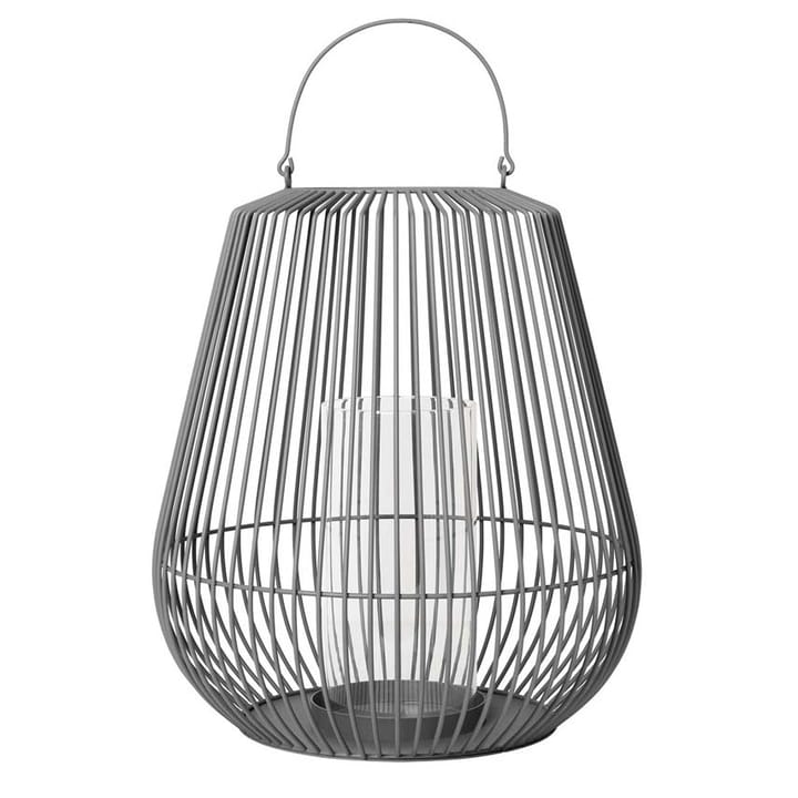 Farol para velas Nidea M 61,5 cm - Steel gray (gris oscuro) - Blomus