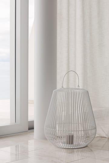 Farol para velas Nidea S 52,5 cm - blanco - blomus