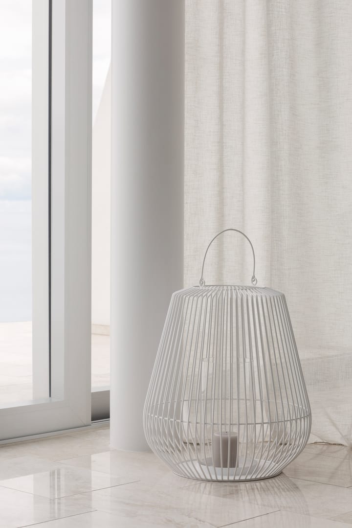 Farol para velas Nidea S 52,5 cm, blanco blomus