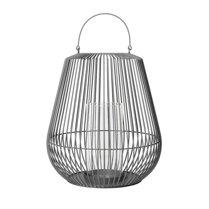 Farol para velas Nidea S 52,5 cm - Steel gray (gris oscuro) - blomus