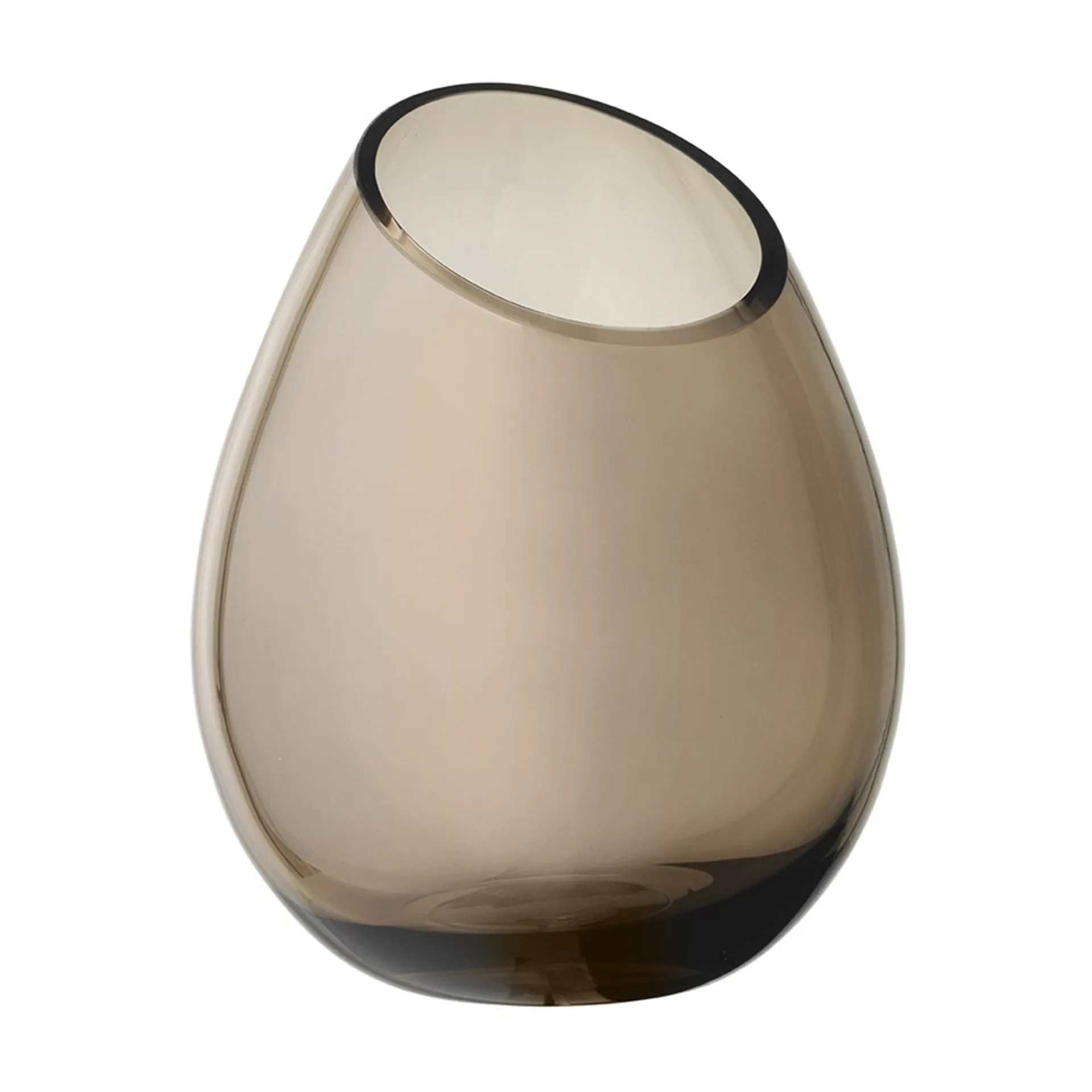 Jarrón Drop grande, Coffee blomus