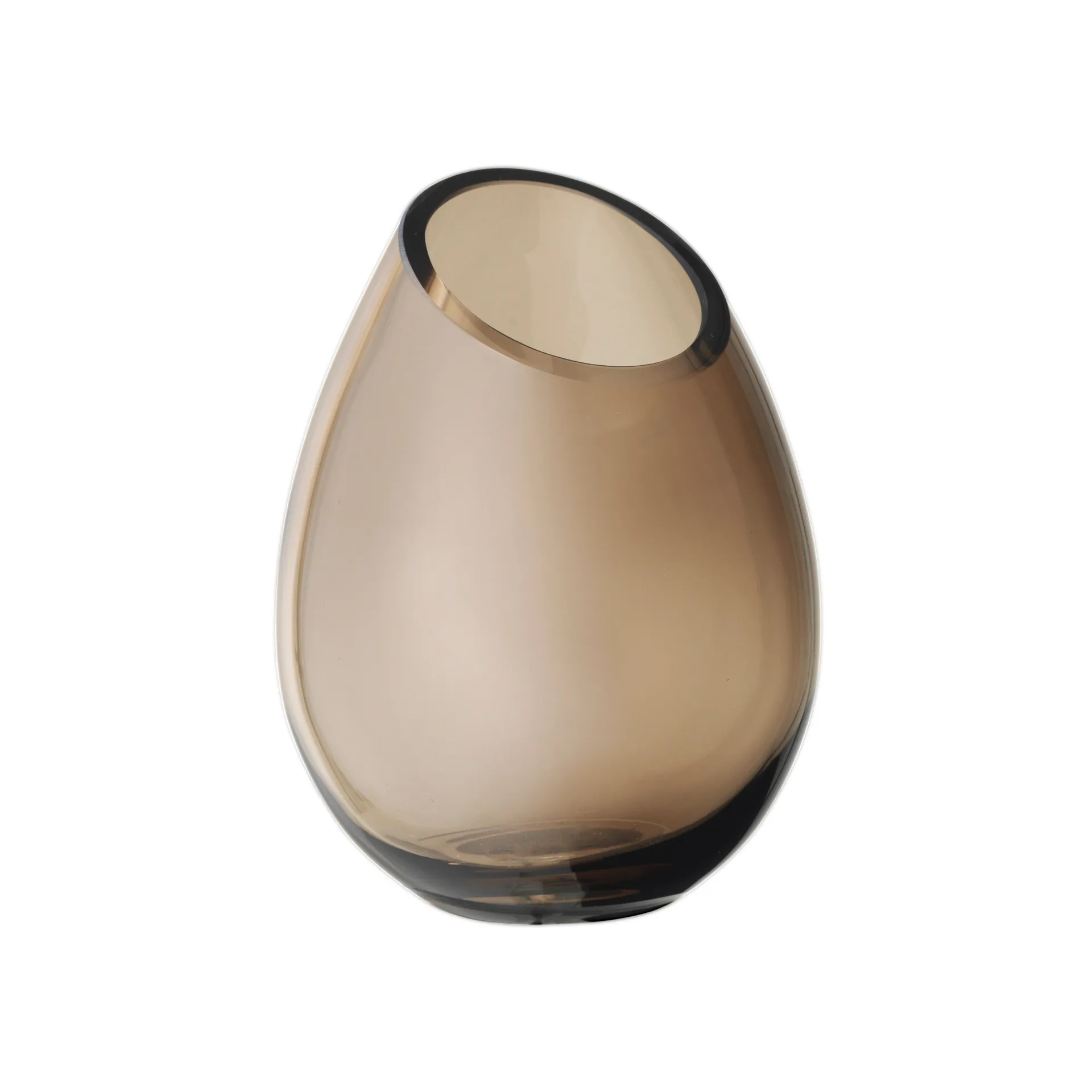 Jarrón Drop pequeño, Coffee blomus