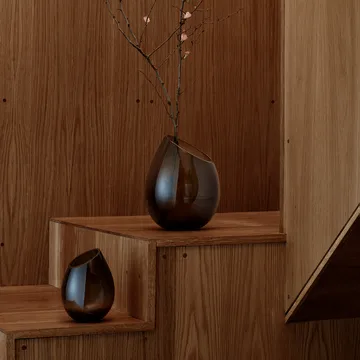 Jarrón Drop pequeño - Coffee - blomus