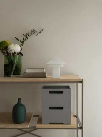Jarrón Duasis - Agave Green, 21 cm - blomus