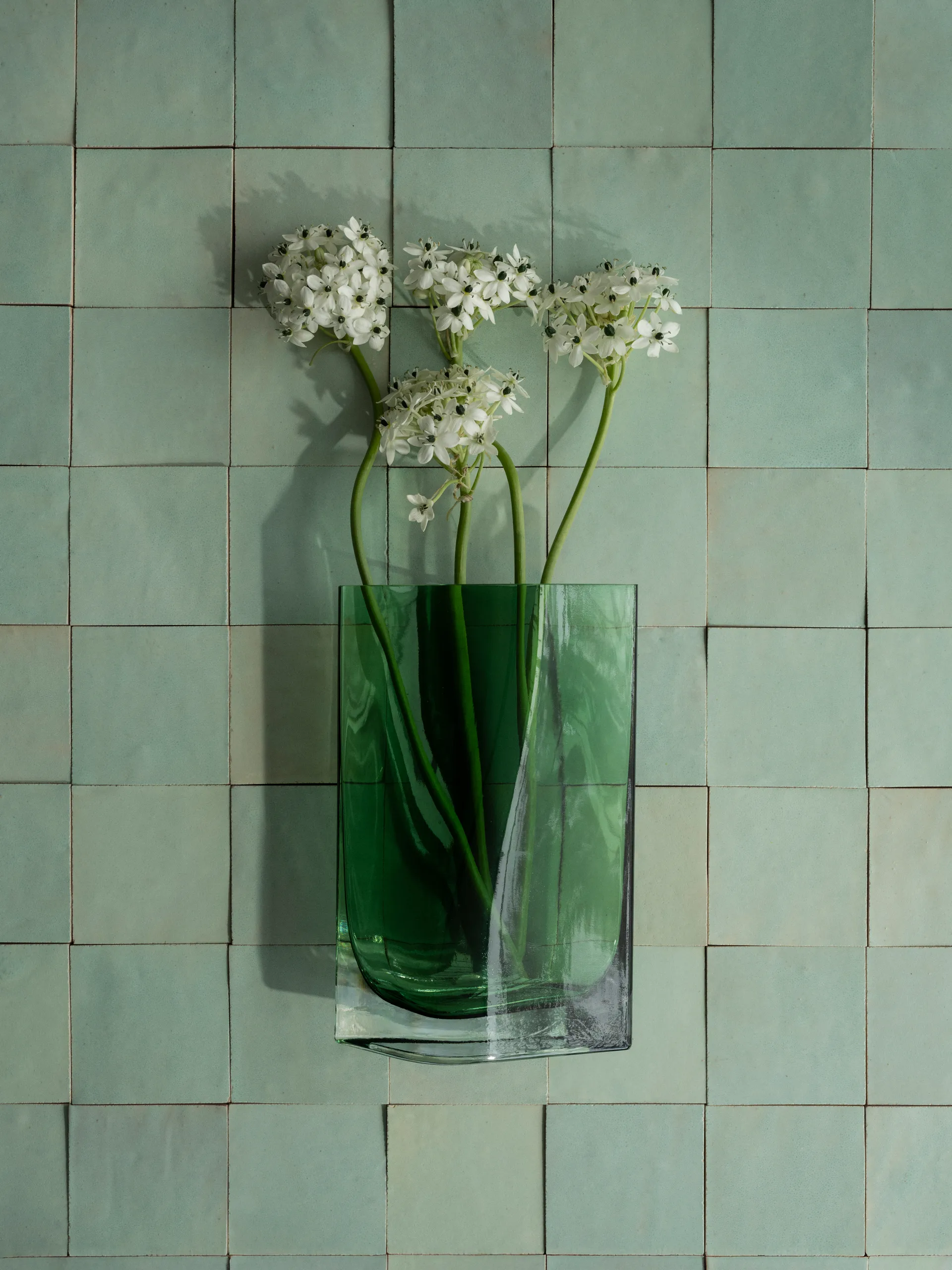 Jarrón Duasis, Agave Green, 28 cm blomus