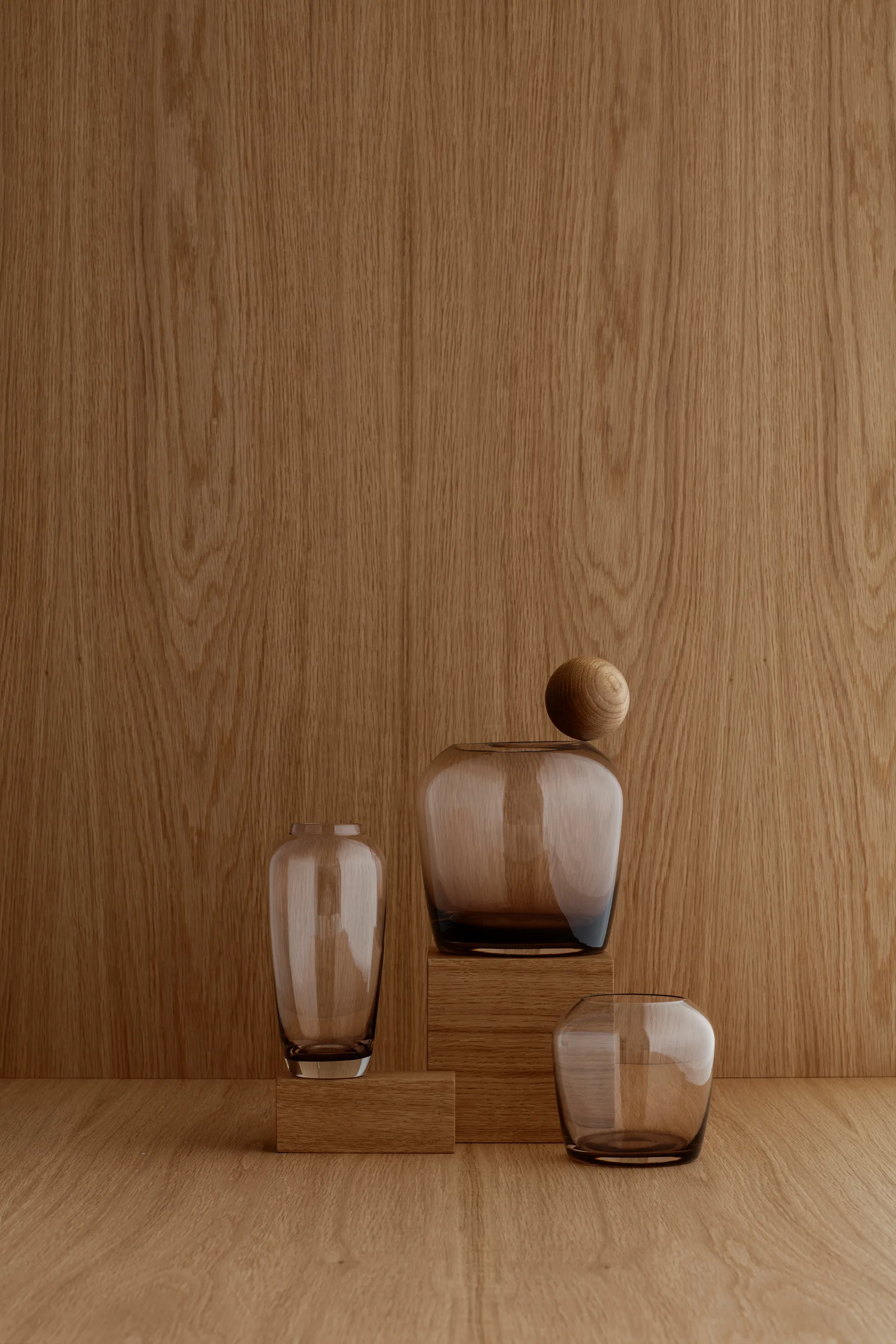 Jarrón Leta 13 cm, Coffee blomus