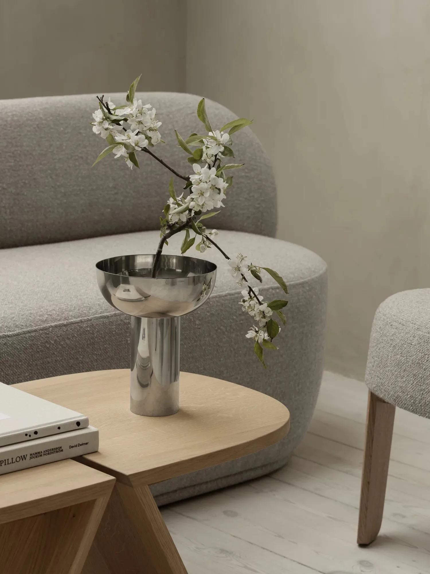 Jarrón para jacintos MIYABI Ø17 cm, Polished blomus