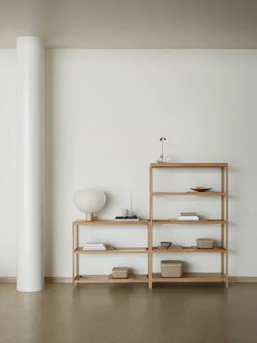 Lámpara de mesa Kami - Roble, Ø46 cm - blomus