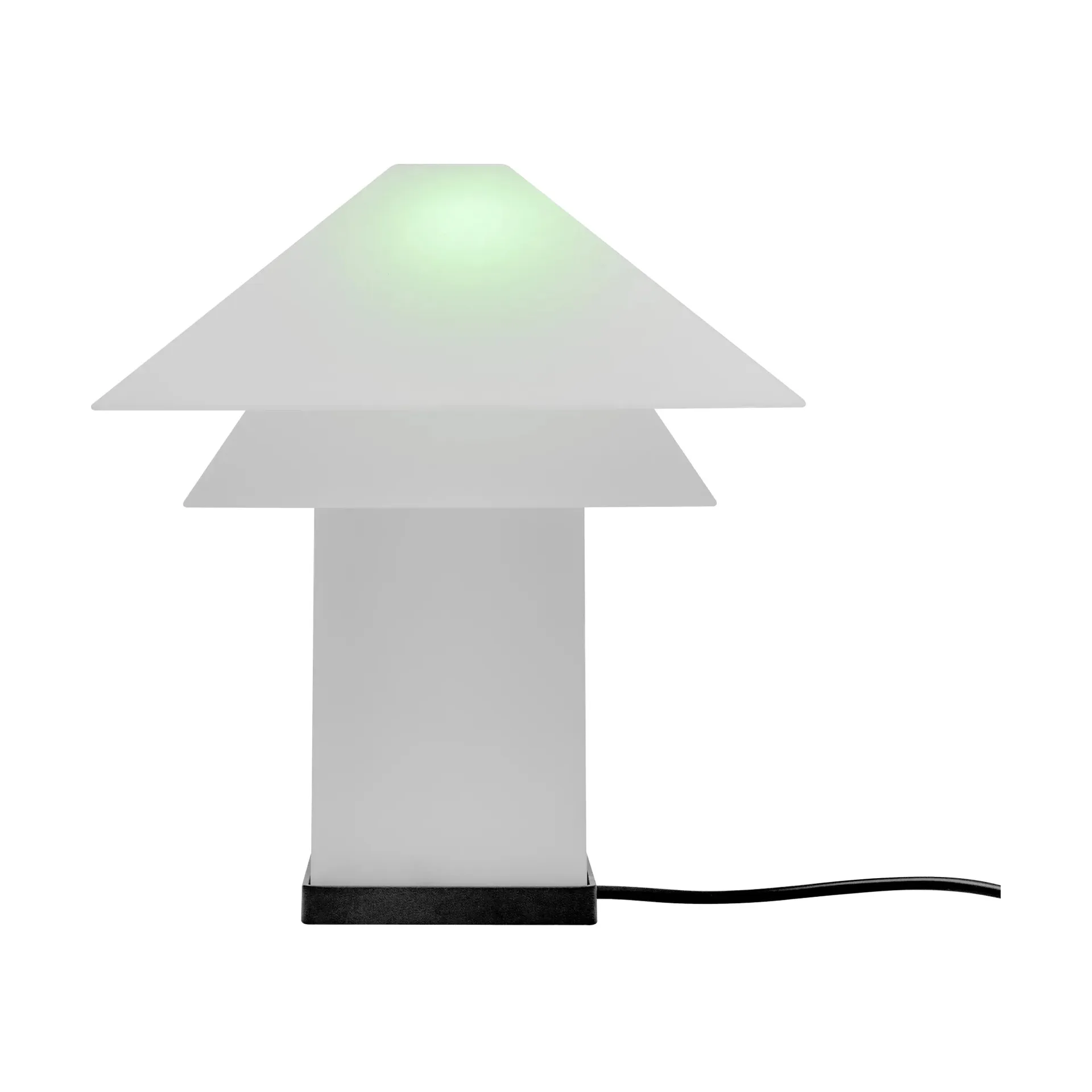 Lámpara de mesa portátil Sanaka, White blomus