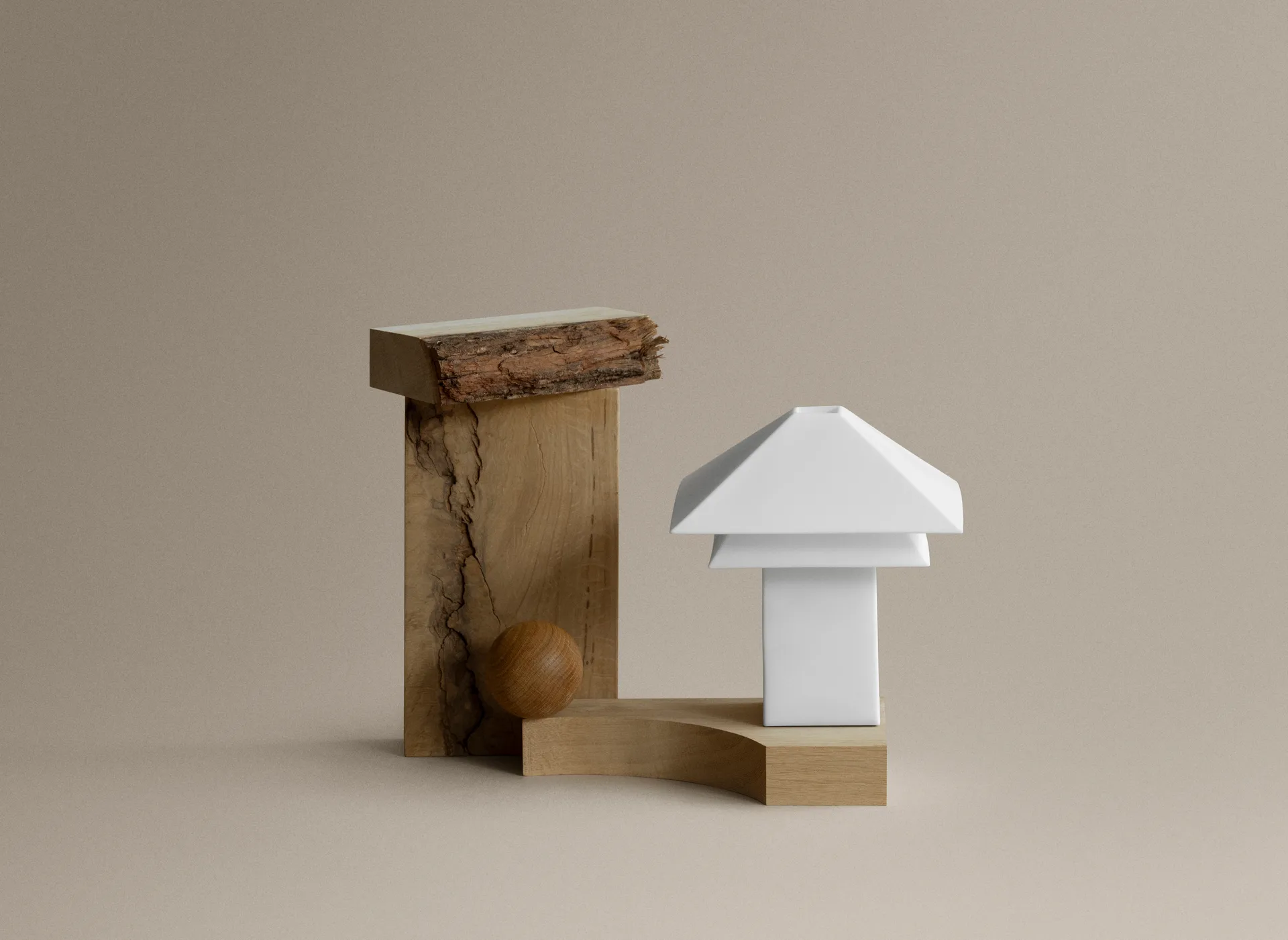 Lámpara de mesa portátil Sanaka, White blomus