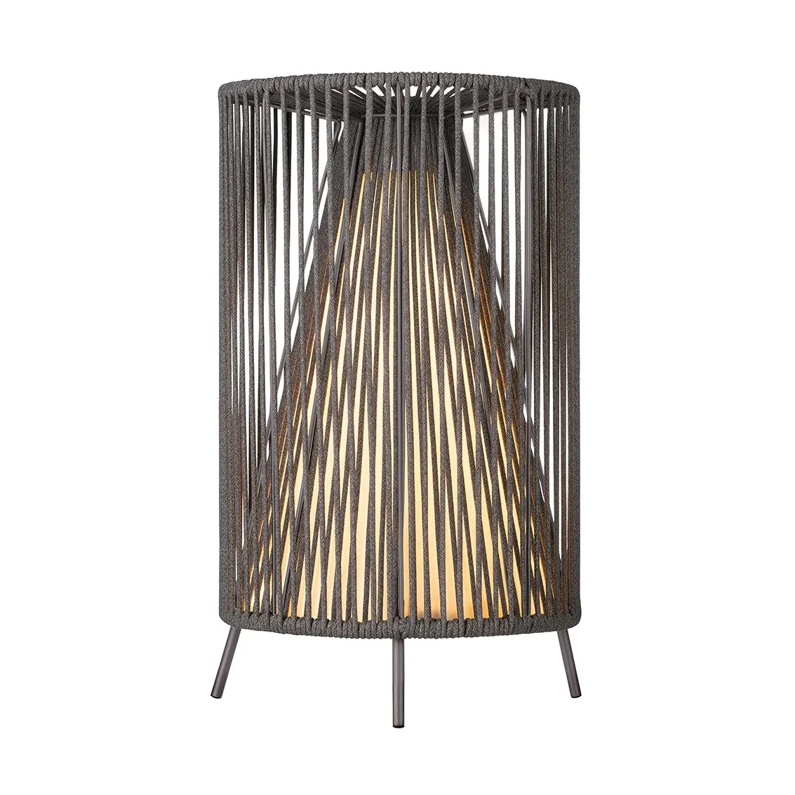 Lámpara LED móvil Rope, Carbón blomus