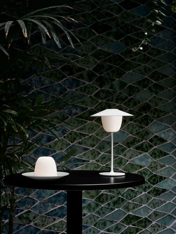 Lámpara LED portátil Ani 33 cm - blanco - blomus