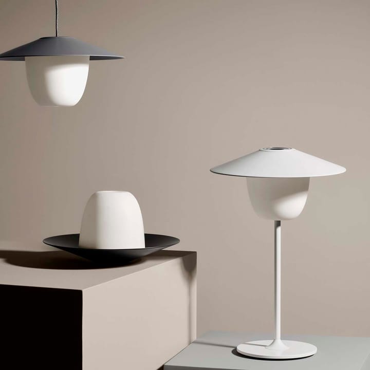 Lámpara LED portátil Ani 33 cm, blanco blomus