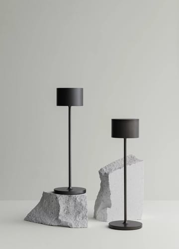 Lámpara móvil LED Farol 33 cm - Burned Metal - blomus
