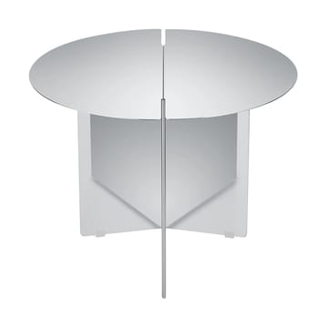 Mesa auxiliar ORU M, Ø50 cm - Acero inoxidable pulido - blomus