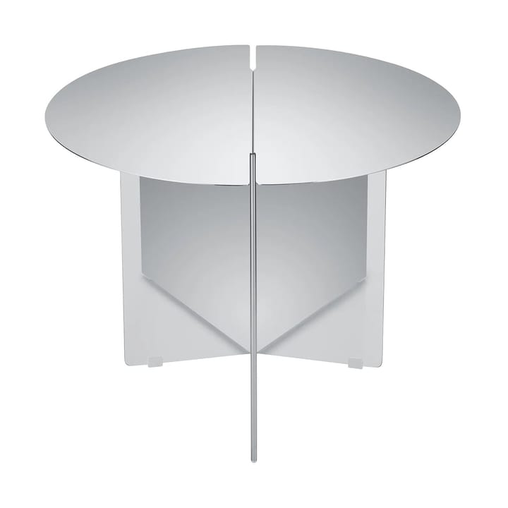 Mesa auxiliar ORU M, Ø50 cm, Acero inoxidable pulido blomus